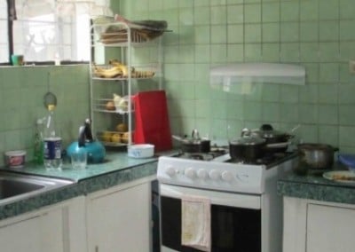Homestay kitchen learn Spanish in Ecuador