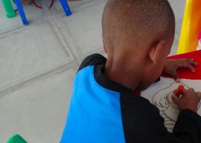 Hout Bay child colouring Early Years Internship in Cape Town