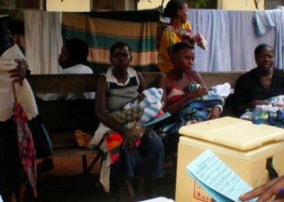 Mums with babies Health Promotion and Community Volunteering in Zambia