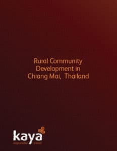 Rural Community Development in Chiang Mai, Thailand itinerary