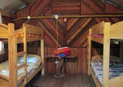 Volunteer dorm bunks wildlife rescue Ecuador