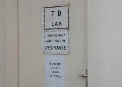 Zambia medical TB lab
