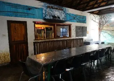 Bulawayo volunteer accommodation dining area