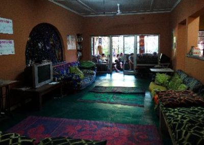 Volunteer communal room and verranda Zambia