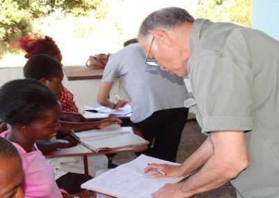 Adult literacy class