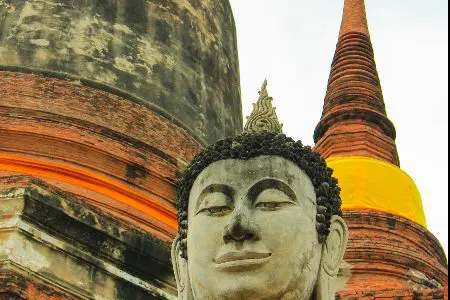 Buddha statue volunteer Thailand