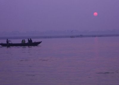 Sunset on the Ganges