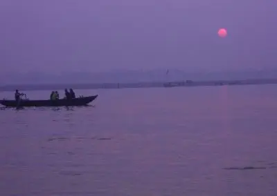Sunset on the Ganges