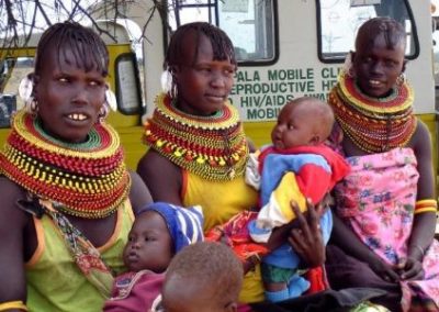Local women and babies healthcare Kenya