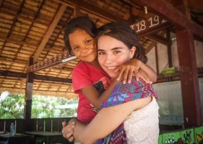Samraong - Greenway School - Participant with student