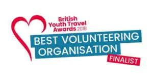 british youth travel awards best volunteering organisation logo