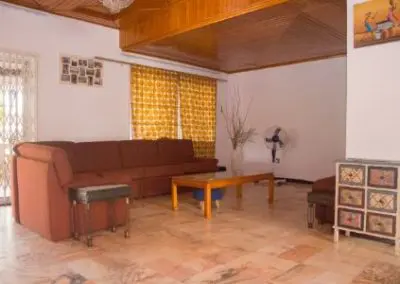 Ghana Living room volunteer house