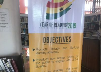 Library running the Year of Reading Campaign alongside the Ministry of Education