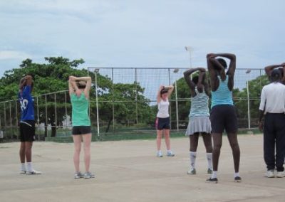 Netball - Stretching