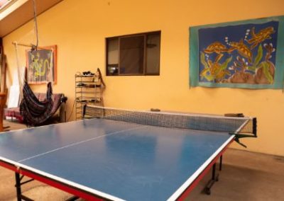 Accommodation common area table tennis