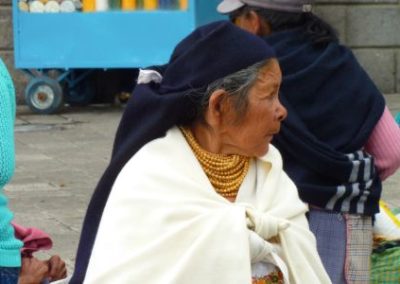 Local elderly lady - Ecuador