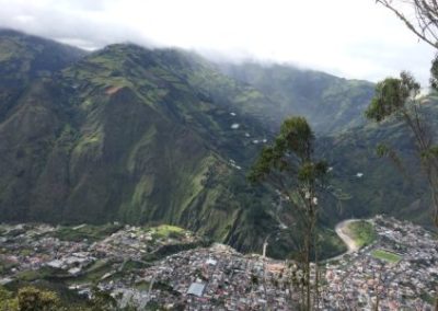 Study Abroad - View over a town - Ecuador