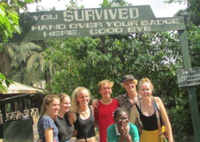 Volunteers at Kakum National Park