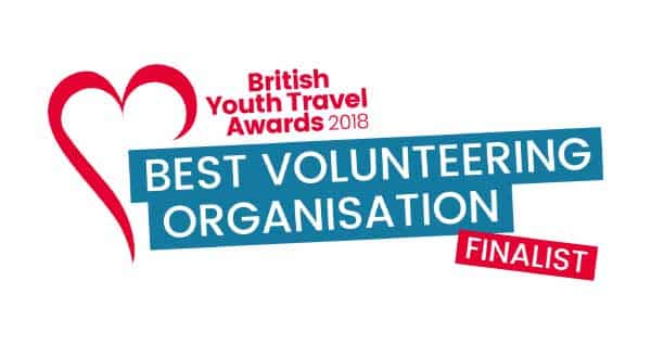 british youth travel awards best volunteering organisation logo